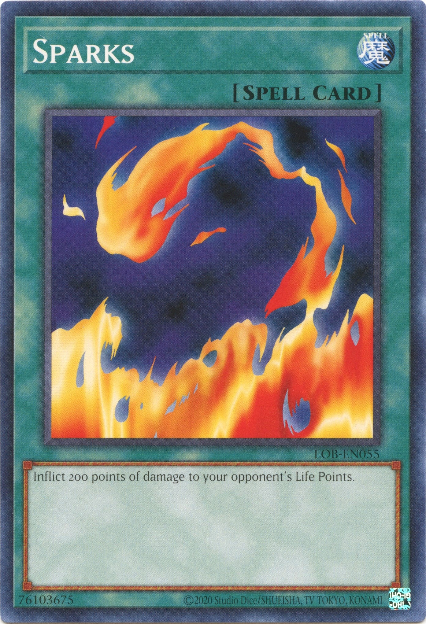 Sparks (25th Anniversary) [LOB-EN055] Common | Jomio and Rueliete's Cards and Comics