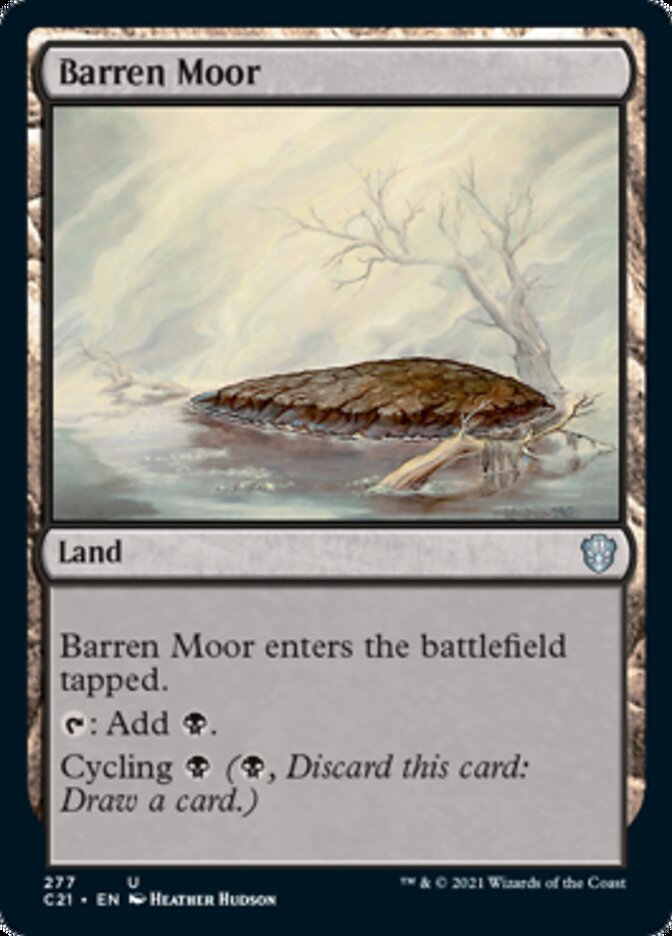 Barren Moor [Commander 2021] | Jomio and Rueliete's Cards and Comics
