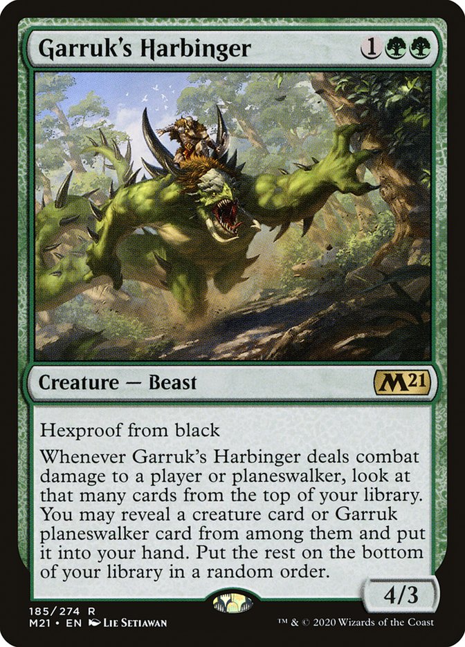 Garruk's Harbinger [Core Set 2021] | Jomio and Rueliete's Cards and Comics