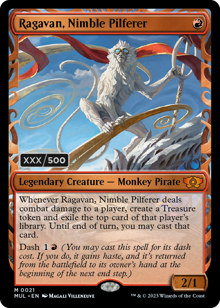 Ragavan, Nimble Pilferer (Serialized) [Multiverse Legends] | Jomio and Rueliete's Cards and Comics
