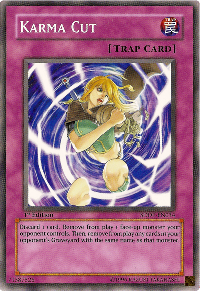 Karma Cut [SDDE-EN034] Common | Jomio and Rueliete's Cards and Comics