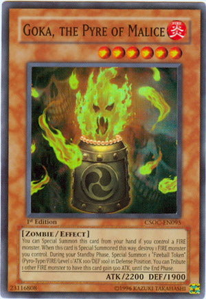 Goka, the Pyre of Malice [CSOC-EN095] Super Rare | Jomio and Rueliete's Cards and Comics