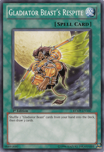Gladiator Beast's Respite [RYMP-EN107] Common | Jomio and Rueliete's Cards and Comics