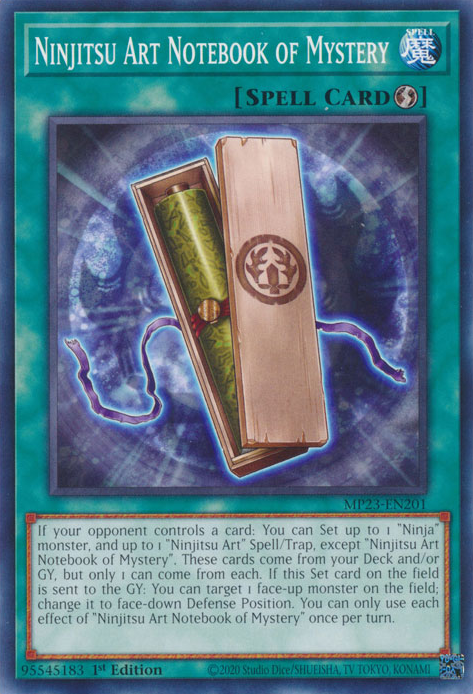 Ninjitsu Art Notebook of Mystery [MP23-EN201] Common | Jomio and Rueliete's Cards and Comics
