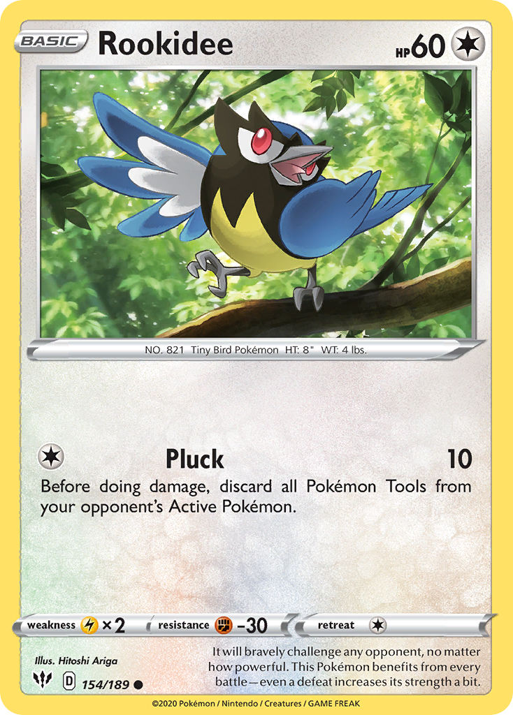 Rookidee (154/189) [Sword & Shield: Darkness Ablaze] | Jomio and Rueliete's Cards and Comics