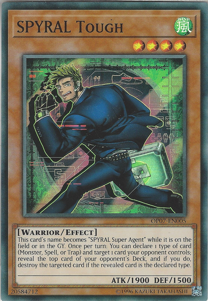 SPYRAL Tough [OP07-EN005] Super Rare | Jomio and Rueliete's Cards and Comics