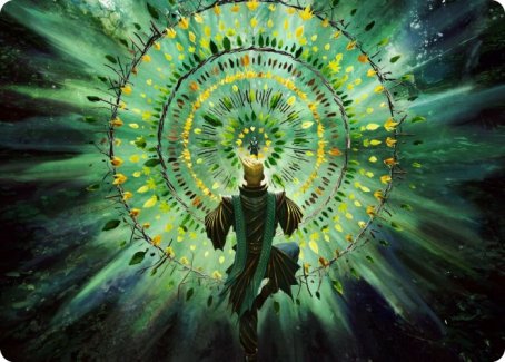 Verdant Mastery Art Card [Strixhaven: School of Mages Art Series] | Jomio and Rueliete's Cards and Comics