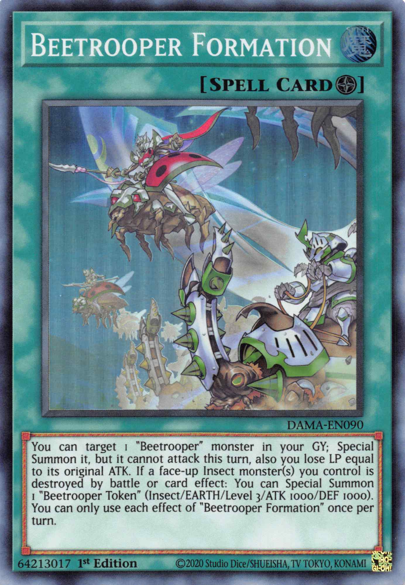 Beetrooper Formation [DAMA-EN090] Super Rare | Jomio and Rueliete's Cards and Comics