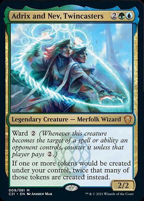 Adrix and Nev, Twincasters [Commander 2021] | Jomio and Rueliete's Cards and Comics
