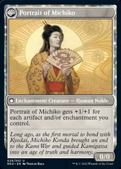 Michiko's Reign of Truth // Portrait of Michiko [Kamigawa: Neon Dynasty] | Jomio and Rueliete's Cards and Comics
