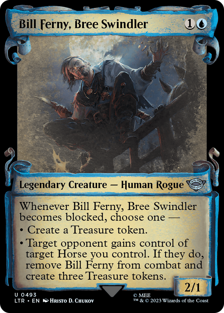 Bill Ferny, Bree Swindler [The Lord of the Rings: Tales of Middle-Earth Showcase Scrolls] | Jomio and Rueliete's Cards and Comics