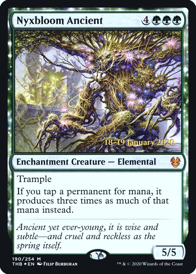 Nyxbloom Ancient [Theros Beyond Death Prerelease Promos] | Jomio and Rueliete's Cards and Comics