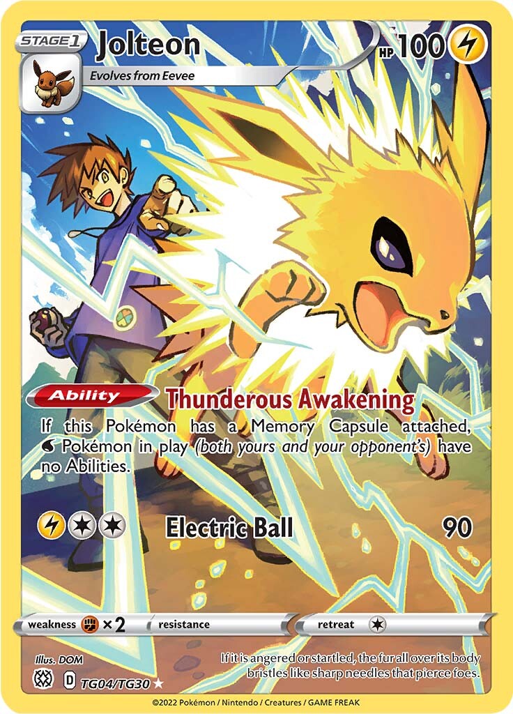 Jolteon (TG04/TG30) [Sword & Shield: Brilliant Stars] | Jomio and Rueliete's Cards and Comics