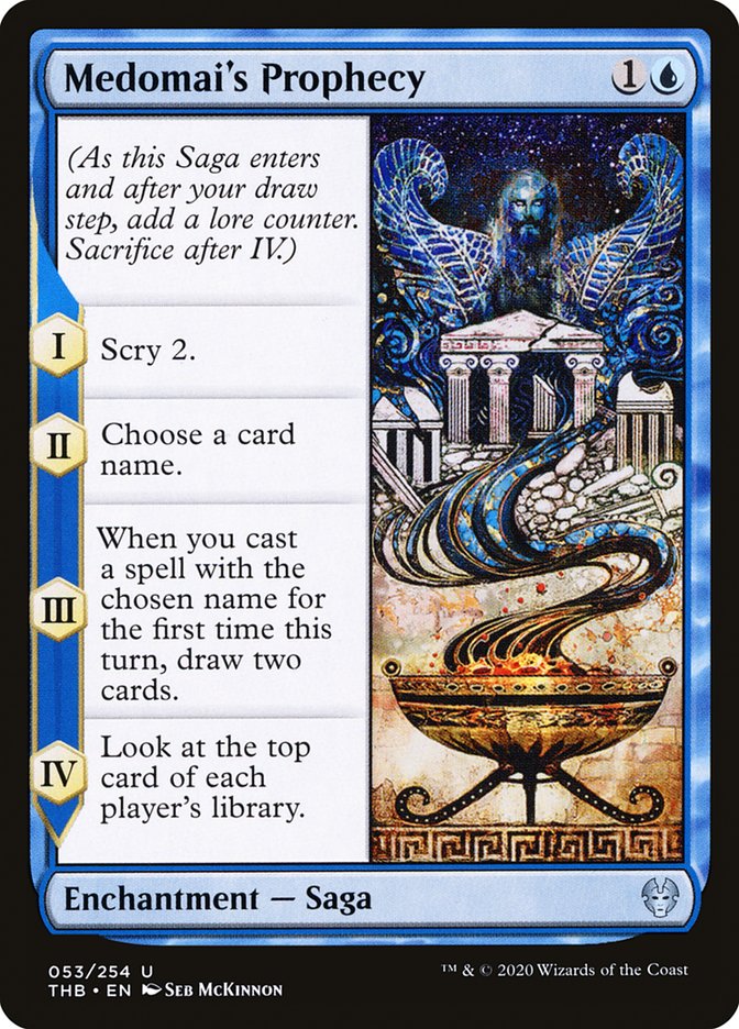 Medomai's Prophecy [Theros Beyond Death] | Jomio and Rueliete's Cards and Comics