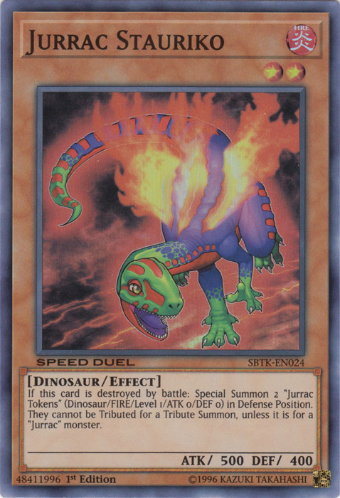 Jurrac Stauriko [SBTK-EN024] Super Rare | Jomio and Rueliete's Cards and Comics