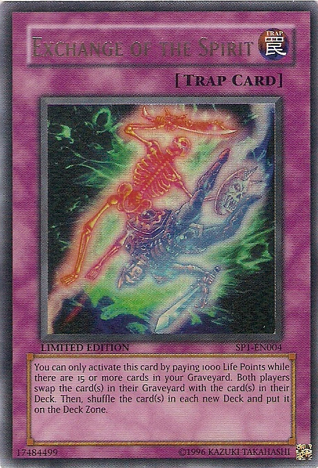 Exchange of the Spirit [SP1-EN004] Ultra Rare | Jomio and Rueliete's Cards and Comics
