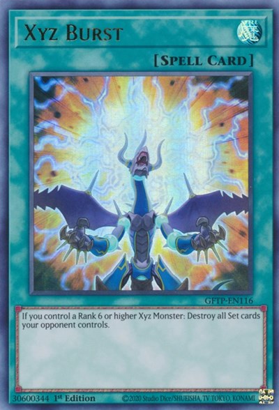 Xyz Burst [GFTP-EN116] Ultra rare | Jomio and Rueliete's Cards and Comics