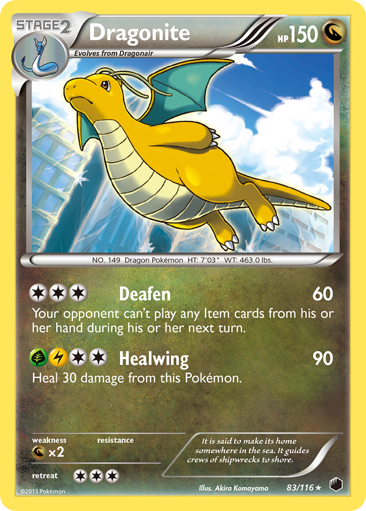 Dragonite (83/116) [Black & White: Plasma Freeze] | Jomio and Rueliete's Cards and Comics