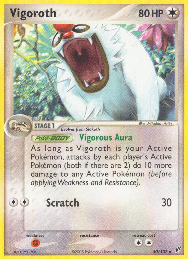Vigoroth (50/107) [EX: Deoxys] | Jomio and Rueliete's Cards and Comics