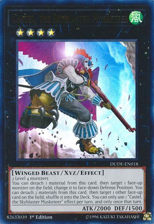 Castel, the Skyblaster Musketeer [DUDE-EN018] Ultra Rare | Jomio and Rueliete's Cards and Comics