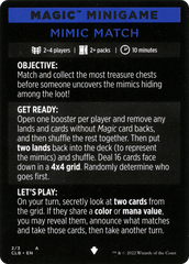 Mimic Match (Magic Minigame) [Commander Legends: Battle for Baldur's Gate Minigame] | Jomio and Rueliete's Cards and Comics