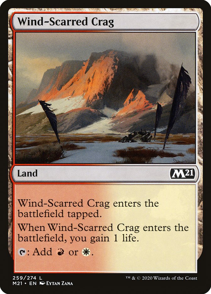 Wind-Scarred Crag [Core Set 2021] | Jomio and Rueliete's Cards and Comics