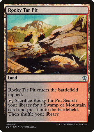 Rocky Tar Pit [Duel Decks: Zendikar vs. Eldrazi] | Jomio and Rueliete's Cards and Comics