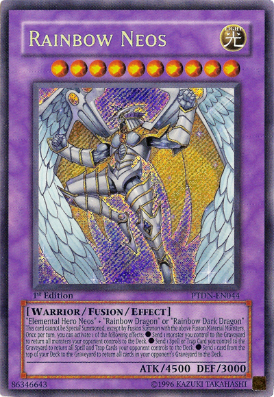 Rainbow Neos [PTDN-EN044] Secret Rare | Jomio and Rueliete's Cards and Comics