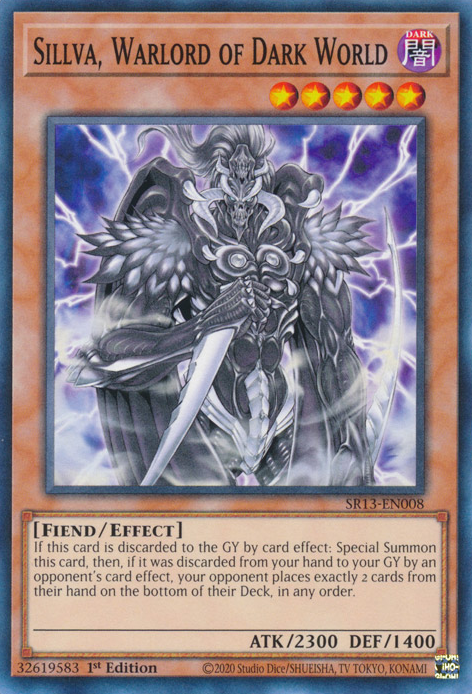 Sillva, Warlord of Dark World [SR13-EN008] Common | Jomio and Rueliete's Cards and Comics