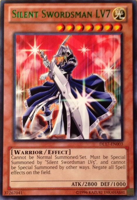 Silent Swordsman LV7 (Green) [DL17-EN003] Rare | Jomio and Rueliete's Cards and Comics