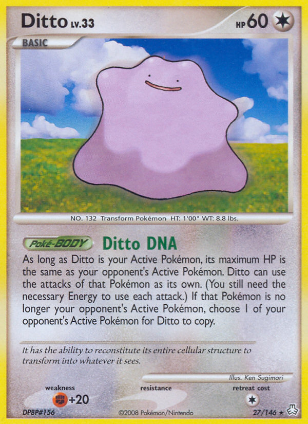 Ditto (27/146) [Diamond & Pearl: Legends Awakened] | Jomio and Rueliete's Cards and Comics