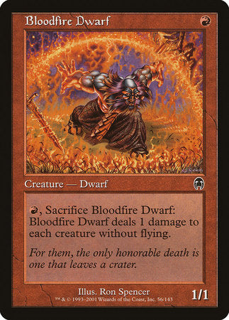 Bloodfire Dwarf [Apocalypse] | Jomio and Rueliete's Cards and Comics