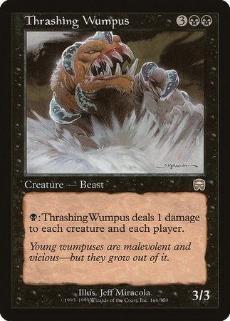 Thrashing Wumpus [Mercadian Masques] | Jomio and Rueliete's Cards and Comics
