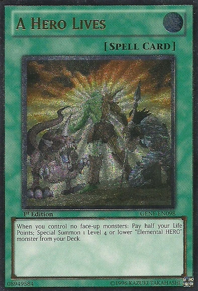 A Hero Lives (UTR) [GENF-EN098] Ultimate Rare | Jomio and Rueliete's Cards and Comics