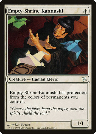 Empty-Shrine Kannushi [Betrayers of Kamigawa] | Jomio and Rueliete's Cards and Comics