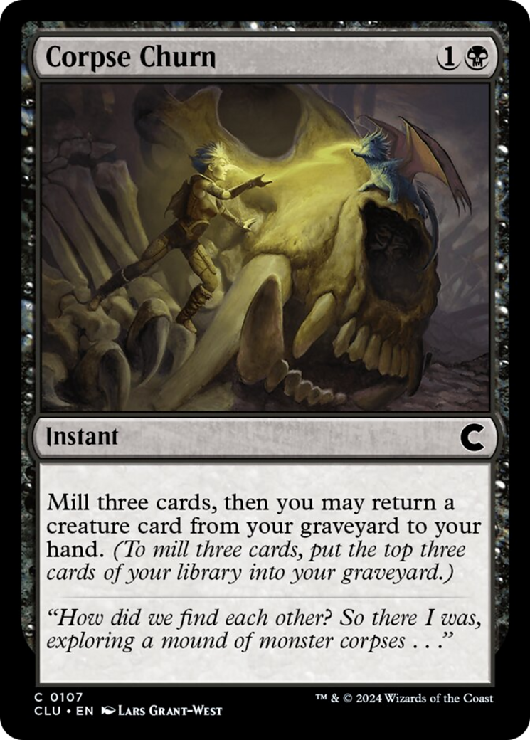 Corpse Churn [Ravnica: Clue Edition] | Jomio and Rueliete's Cards and Comics