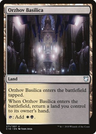 Orzhov Basilica [Commander 2018] | Jomio and Rueliete's Cards and Comics