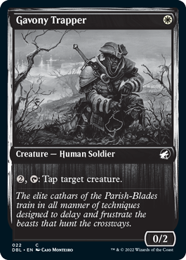 Gavony Trapper [Innistrad: Double Feature] | Jomio and Rueliete's Cards and Comics