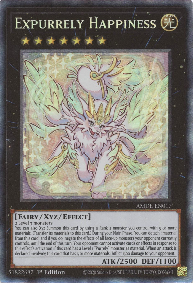 Expurrely Happiness [AMDE-EN017] Collector's Rare | Jomio and Rueliete's Cards and Comics