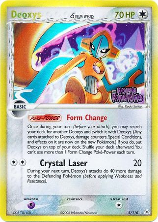 Deoxys (5/110) (Delta Species) (Stamped) [EX: Holon Phantoms] | Jomio and Rueliete's Cards and Comics