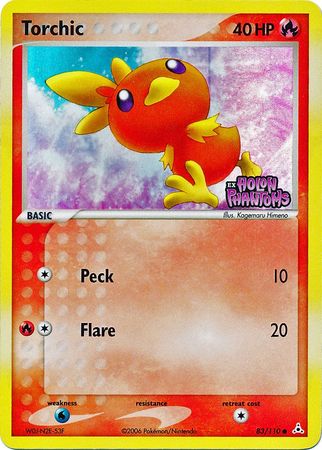 Torchic (83/110) (Stamped) [EX: Holon Phantoms] | Jomio and Rueliete's Cards and Comics