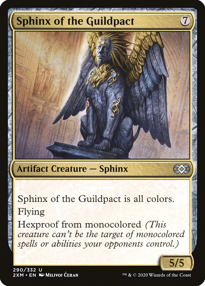 Sphinx of the Guildpact [Double Masters] | Jomio and Rueliete's Cards and Comics