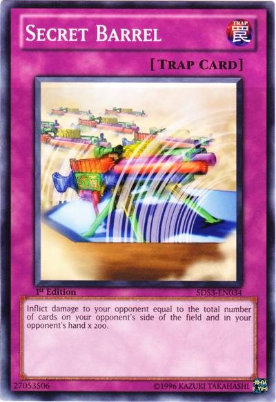Secret Barrel [5DS3-EN034] Common | Jomio and Rueliete's Cards and Comics