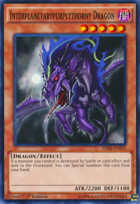 Interplanetarypurplythorny Dragon [SDKS-EN016] Common | Jomio and Rueliete's Cards and Comics