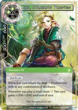 Ciel, Sorcerous Priestess (ADK-088) [Advent of the Demon King] | Jomio and Rueliete's Cards and Comics