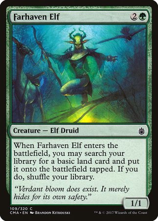 Farhaven Elf [Commander Anthology] | Jomio and Rueliete's Cards and Comics