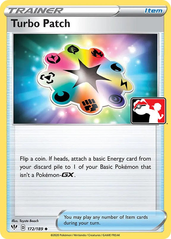 Turbo Patch (172/189) [Prize Pack Series One] | Jomio and Rueliete's Cards and Comics