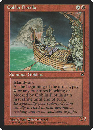 Goblin Flotilla [Fallen Empires] | Jomio and Rueliete's Cards and Comics