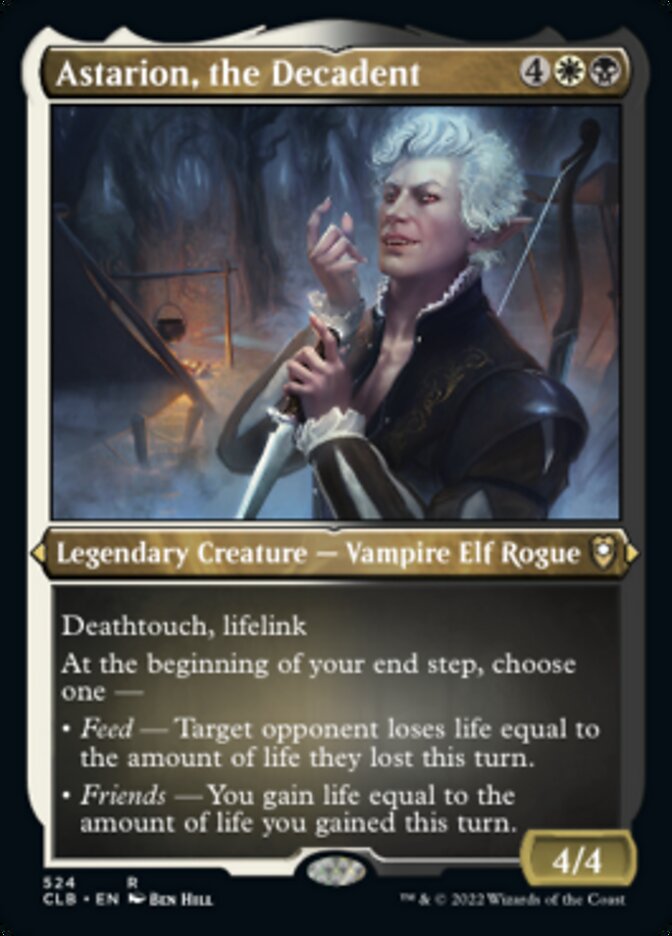 Astarion, the Decadent (Foil Etched) [Commander Legends: Battle for Baldur's Gate] | Jomio and Rueliete's Cards and Comics