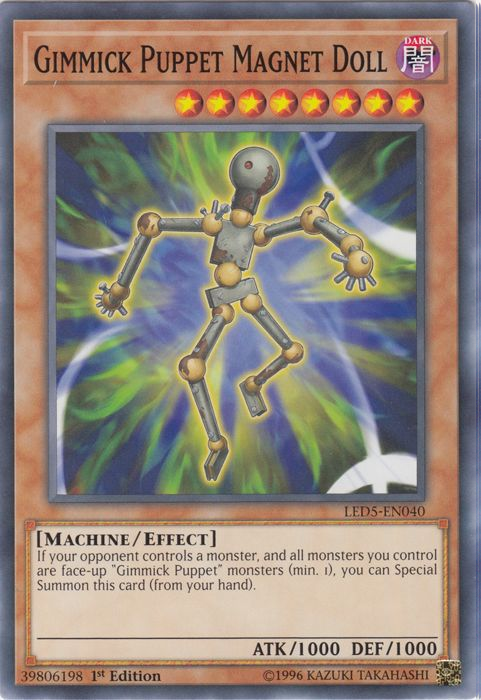 Gimmick Puppet Magnet Doll [LED5-EN040] Common | Jomio and Rueliete's Cards and Comics